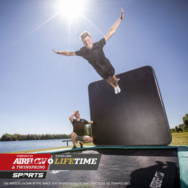 BERG SPORTS ULTIM ELITE FLATGROUND GRÅ + AEROWALL 2X2 BLACK - Image 2