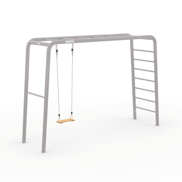 BERG PlayBase Large TT med Træ gynge og Trapez - Image 4
