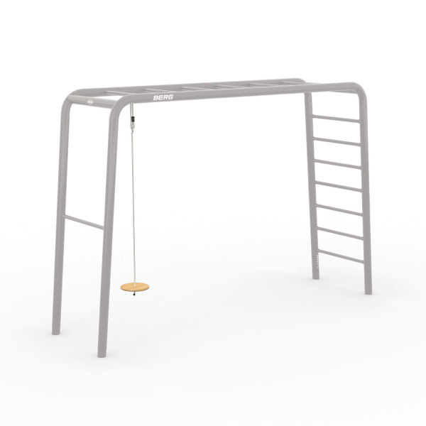 BERG PlayBase Large TL med Tallerken gynge, Gymnastik ringe og Klatrevæg - Image 4