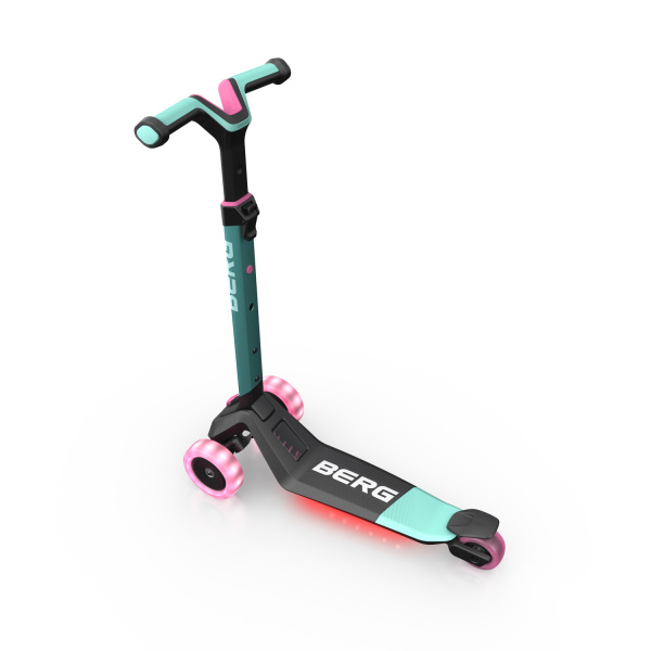 Berg Nexo Løbehjul Mint med lys hjul + LED-deck - Image 2