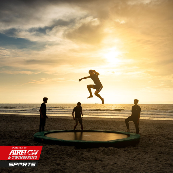 Berg sport Favorit InGround Trampolin i Sort - Image 4