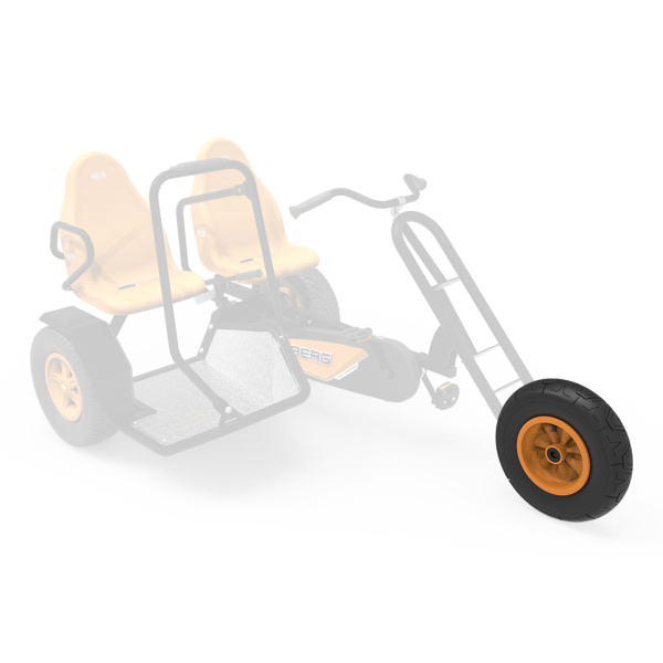 Wheel orange 400/100-8 radiall symmetric