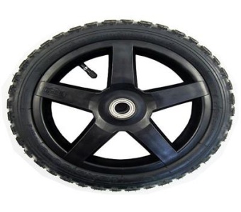 Wheel black 12.5x2.50-9 all terrain
