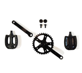 Crank set 140, 36T + pedals