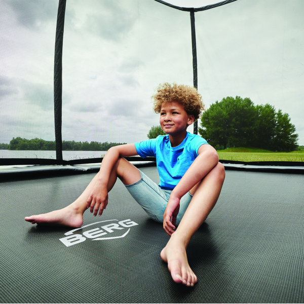 Berg Grand Champion InGround med Deluxe sikkerhedsnet Grå - Image 2