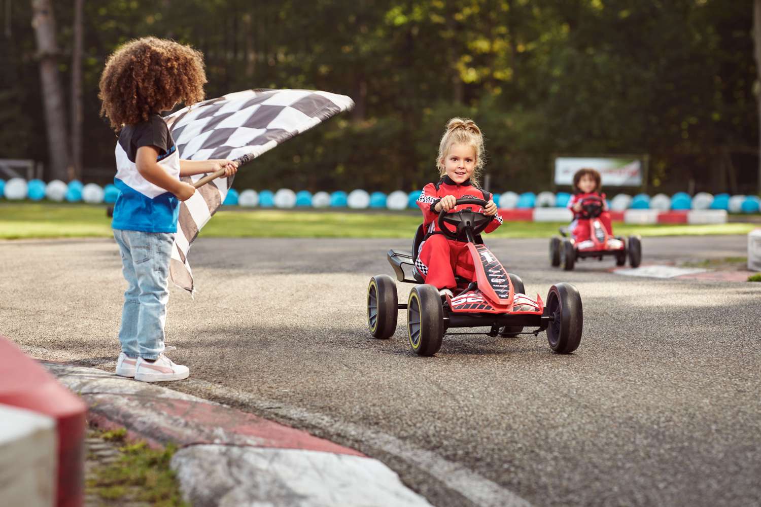 Barn kører på BERG Reppy GP gokart