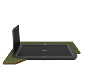 BERG SPORTS ULTIM ELITE FLATGROUND GRÅ + AEROWALL 2X2 BLACK