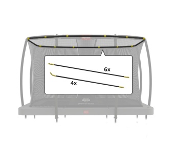 Top stænger til Ultim deluxe sikkerhedsnet