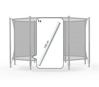 Stang til comfort sikkerhedsned, den nedreste stang