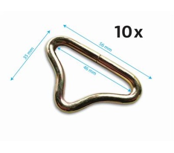 Triangle jump Mat til Favorit trampoliner (10x)