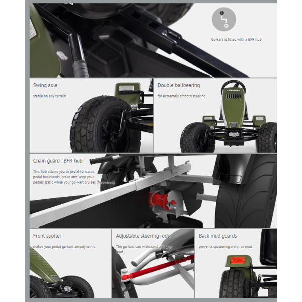 Berg Jeep Revolution gokart - Image 5