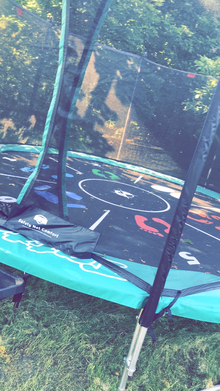 Brugt favorit trampolin 430, med tattoo springmåtte - Image 2