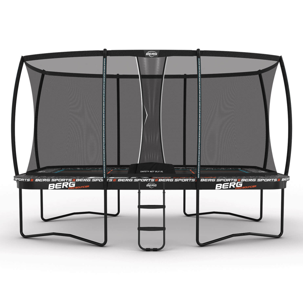 BERG SPORTS Ultim Pro Bouncer Regular + Safety Net XL - firkantet