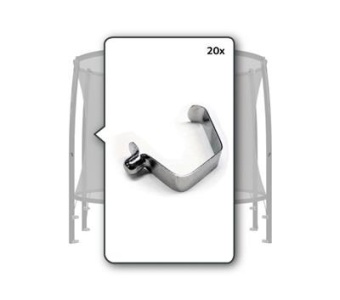 Close-up of a small metal L-shaped mounting bracket with a screw, magnified 20x.